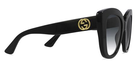 Gucci™ GG0327S 001 52 Black Sunglasses 